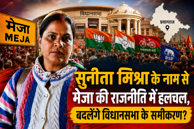 सुनीता मिश्रा के नाम से मेजा की राजनीति में हलचल, क्या बदलेंगे विधानसभा के समीकरण?