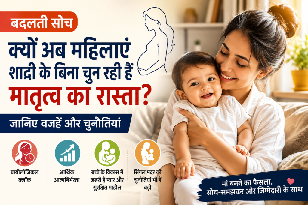 क्यों अब महिलाएं शादी के बिना चुन रही हैं मातृत्व का रास्ता?