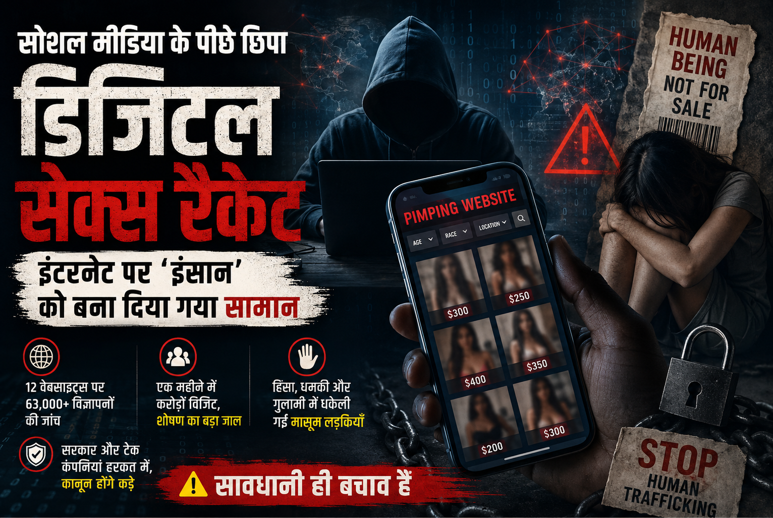 सोशल मीडिया के पीछे छिपा डिजिटल सेक्स रैकेट