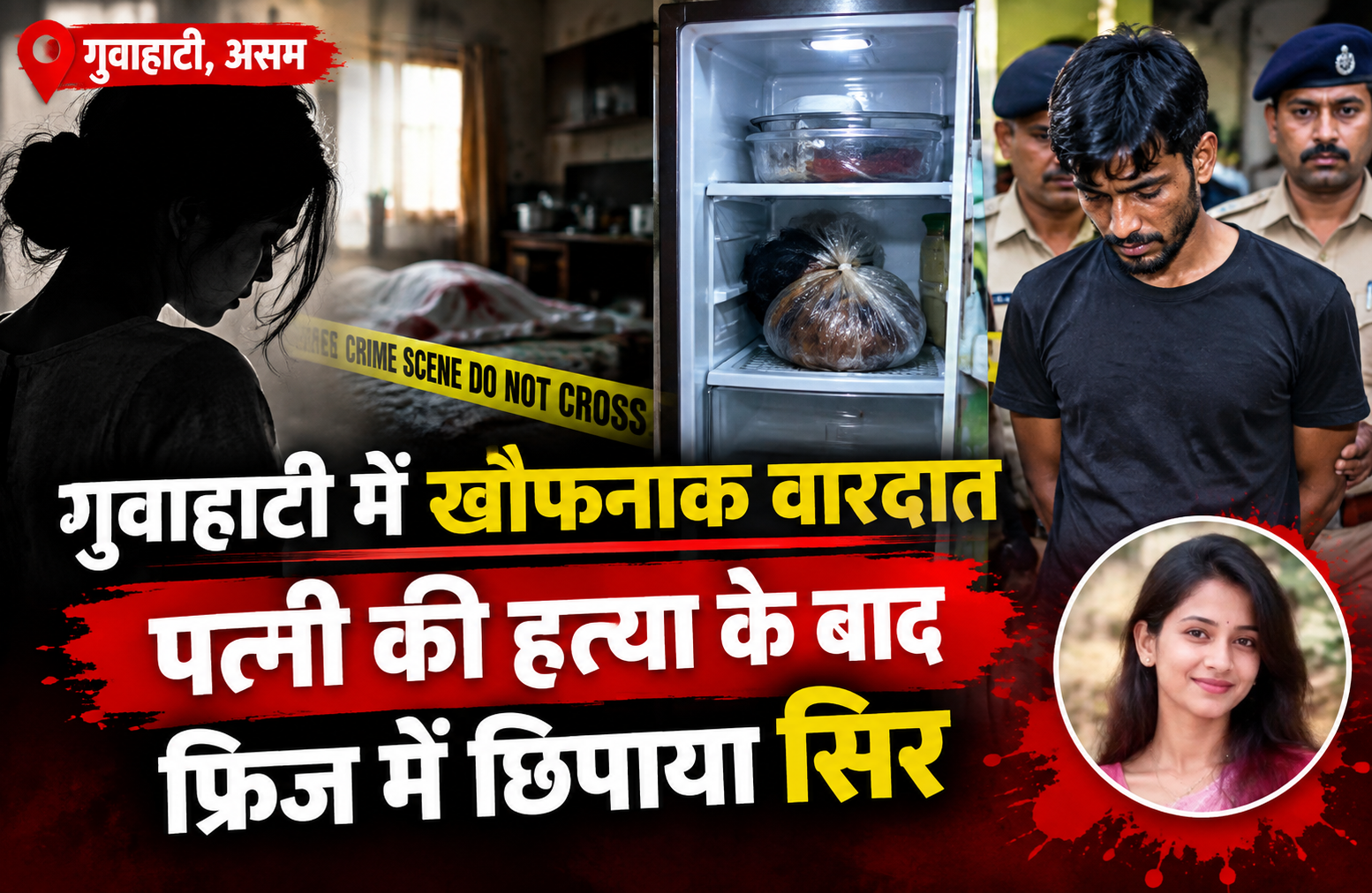 गुवाहाटी में खौफनाक वारदात
