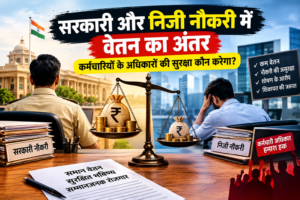सरकारी और निजी नौकरी में वेतन का अंतर