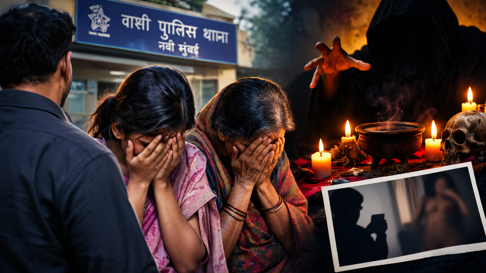 पत्नी और सास के कपडे उतरवाये