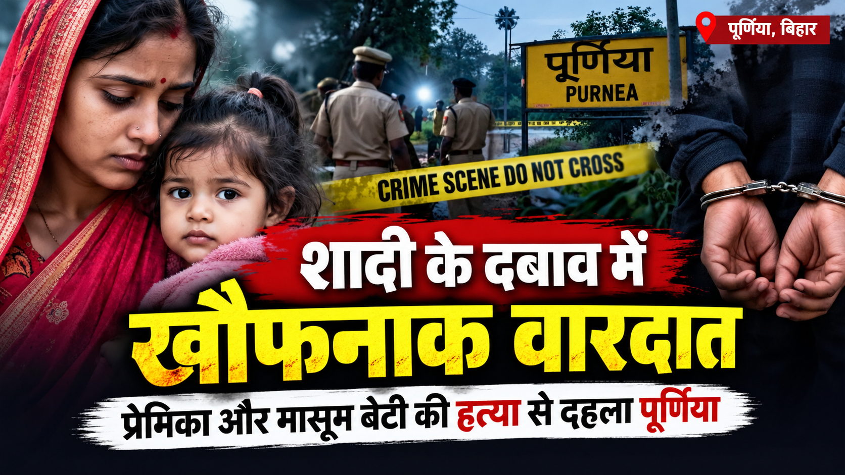 शादी के दबाव में खौफनाक वारदात: