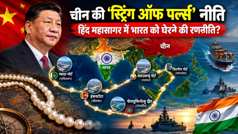 चीन की ‘स्ट्रिंग ऑफ पर्ल्स’ नीति