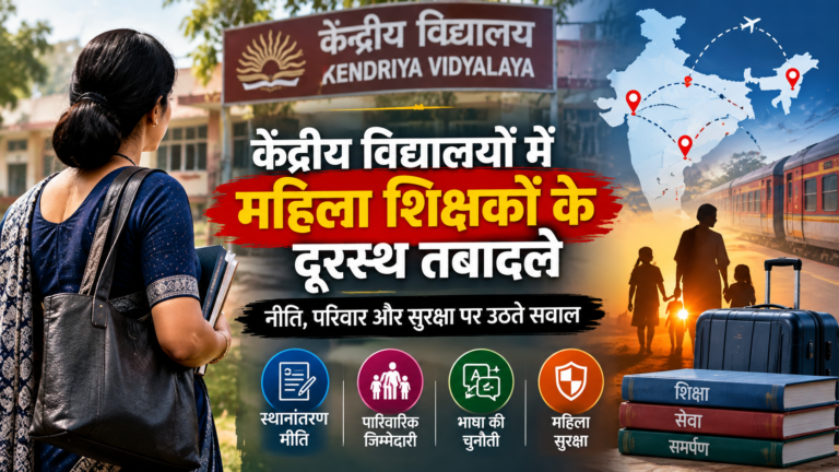 केंद्रीय विद्यालयों में महिला शिक्षकों के दूरस्थ तबादले