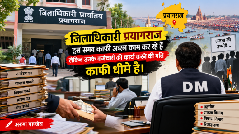 प्रयागराज प्रशासन में काम की रफ्तार पर सवाल