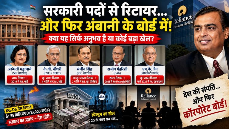 फिर रिटायर होते ही मुकेश अंबानी के पास पहुँच गए।