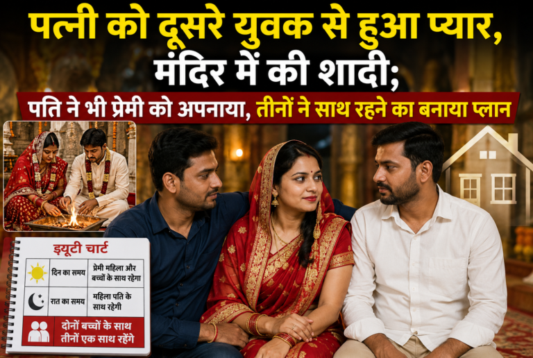 पत्नी को दूसरे युवक से हुआ प्यार,