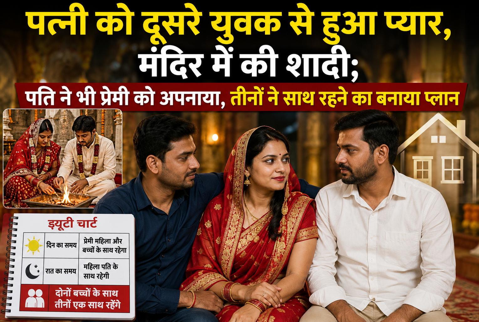 पत्नी को दूसरे युवक से हुआ प्यार,