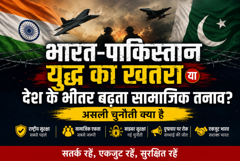 भारत-पाकिस्तान युद्ध का खतरा देश के भीतर बढ़ता सामाजिक तनाव?