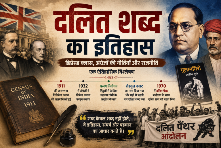 दलित शब्द का इतिहास,
