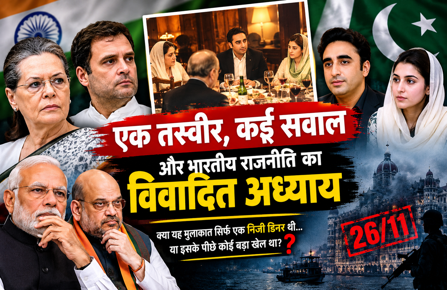 एक तस्वीर, कई सवाल और भारतीय राजनीति का विवादित अध्याय