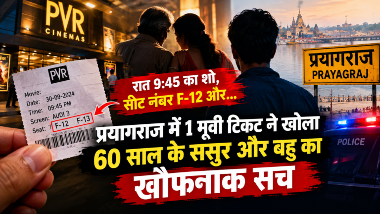 प्रयागराज में एक मूवी टिकट से खुला रिश्तों का राज